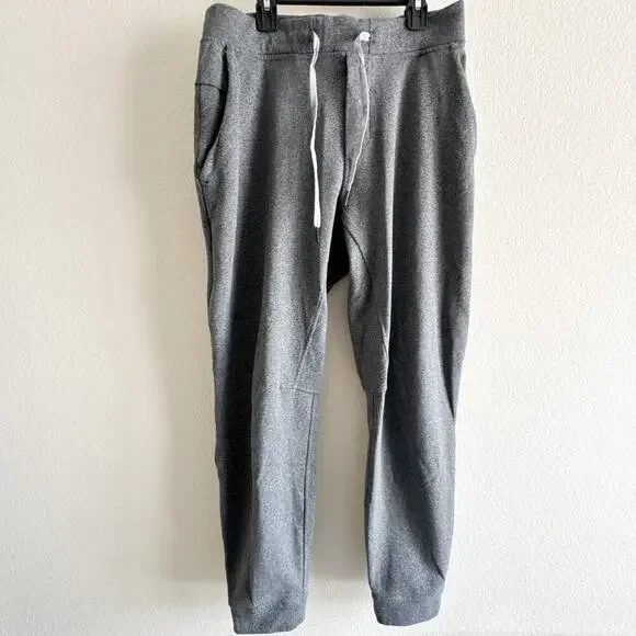Lululemon City Sweat Jogger Pants Mens M Gray Thermo LM5623S - Picture 2 of 11